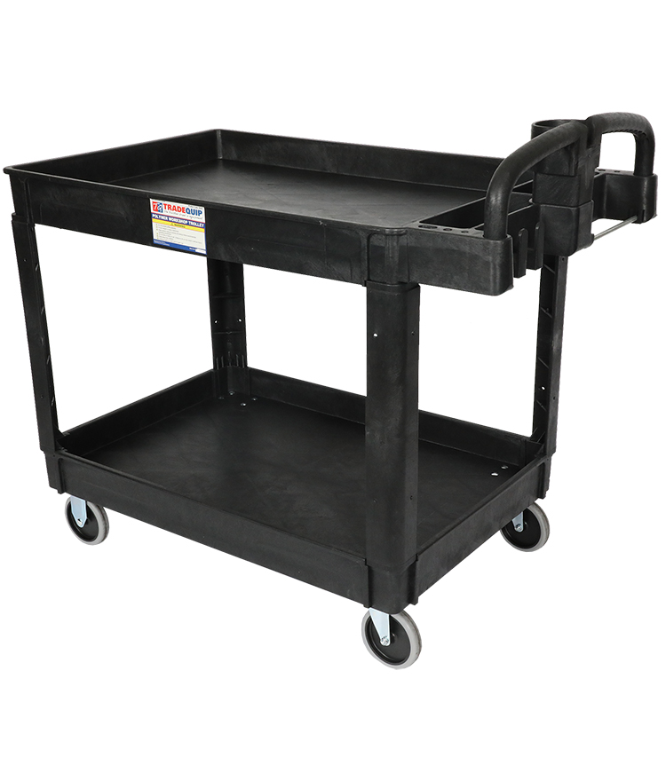 Workshop Trolley 2 Tool Trays - Wide